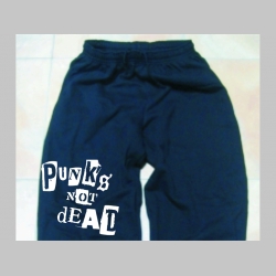 Punks not Dead teplákové kraťasy s tlačeným logom